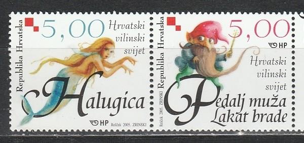 Хорватия 2005, Сказки, пара марок